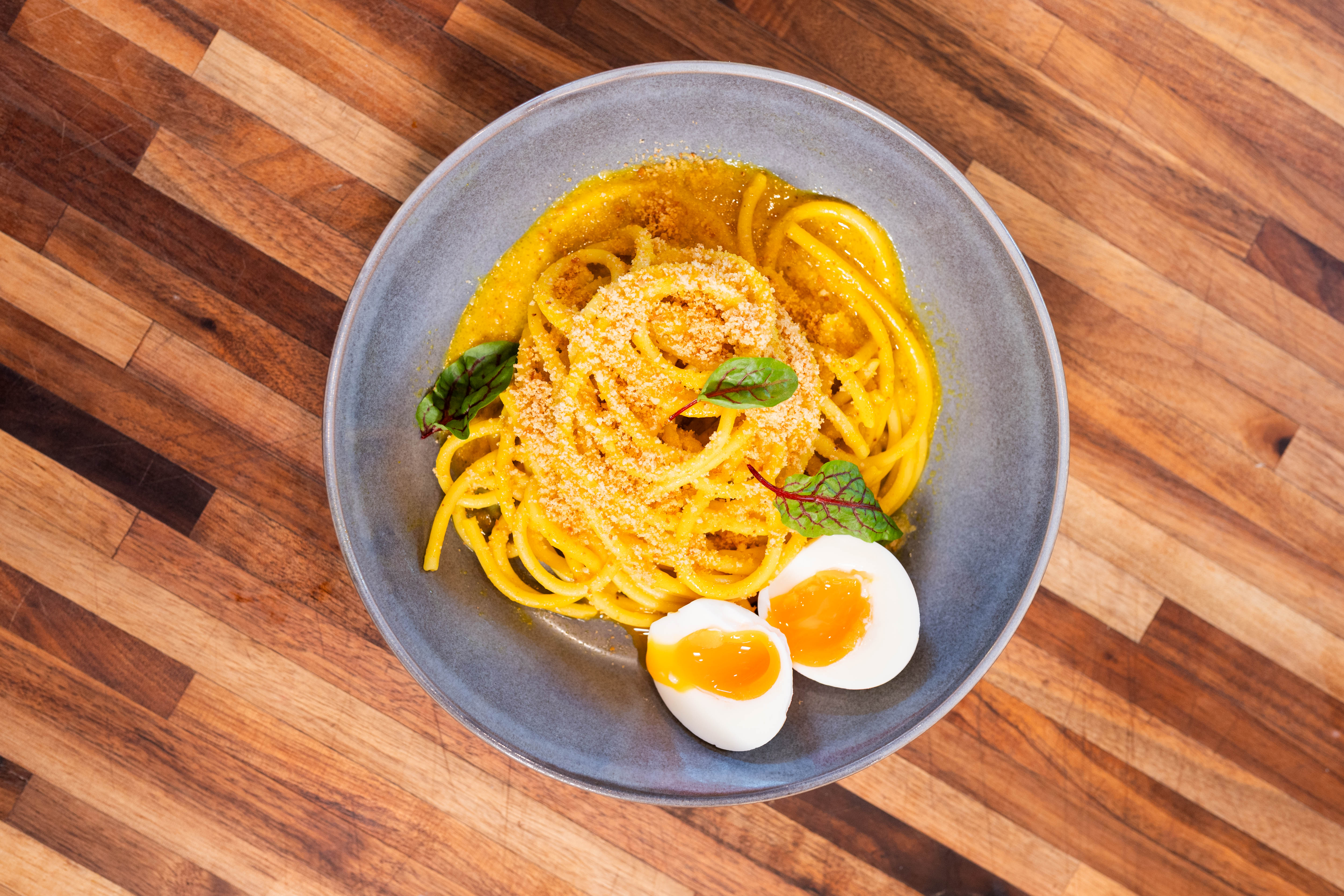 South Indian Aglio e Olio Pasta